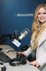AVRIL LAVIGNE at SiriusXM Studios in New York 02/19/2018