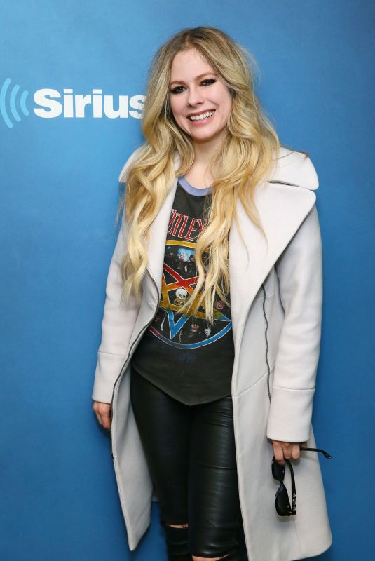 AVRIL LAVIGNE at SiriusXM Studios in New York 02/19/2018