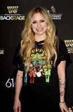 AVRIL LAVIGNE at Westwood One Radio Roundtables for 2019 Grammy Awards in Los Angeles 02/08/2019