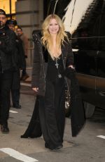 AVRIL LAVIGNE Leaves Her Hotel in New York 02/13/2019