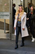 AVRIL LAVIGNE Leaves SiriusSM in New York 02/19/2019