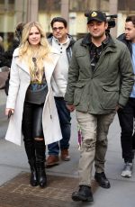 AVRIL LAVIGNE Leaves SiriusSM in New York 02/19/2019