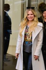 AVRIL LAVIGNE Leaves SiriusSM in New York 02/19/2019