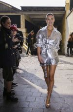 BAR REFAELI Leaves Byblos Fashion Show at Milan Fashion Week 02/20/2019