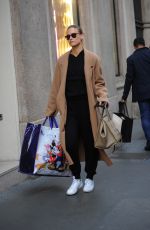 BAR REFAELI Out Shopping in Milan 02/20/2019