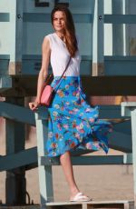 BARBARA FIALHNO at Photoshoot for Tommy Hilfiger Campaign on Venice Beach 02/07/2019