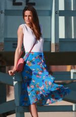BARBARA FIALHNO at Photoshoot for Tommy Hilfiger Campaign on Venice Beach 02/07/2019