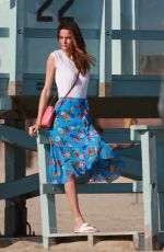 BARBARA FIALHNO at Photoshoot for Tommy Hilfiger Campaign on Venice Beach 02/07/2019