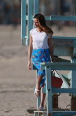BARBARA FIALHNO at Photoshoot for Tommy Hilfiger Campaign on Venice Beach 02/07/2019