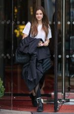 BARBARA PALVIN Leaves Royal Monceau Hotel in Paris 02/06/2019