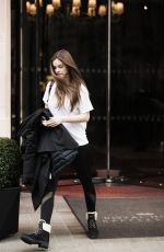 BARBARA PALVIN Leaves Royal Monceau Hotel in Paris 02/06/2019