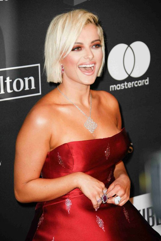 BEBE REXHA at Clive Davis Pre-grammy Gala in Los Angeles 02/09/2019