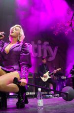 BEBE REXHA Performs at Spotify Best New Artist Party in Los Angeles 02/07/2019