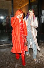 BELLA and DANI THORNE Arrives at Sally Lapointe Fashion Show in New York 02/12/2019