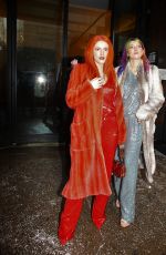 BELLA and DANI THORNE Arrives at Sally Lapointe Fashion Show in New York 02/12/2019