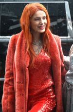 BELLA and DANI THORNE Arrives at Sally Lapointe Fashion Show in New York 02/12/2019