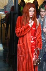 BELLA and DANI THORNE Arrives at Sally Lapointe Fashion Show in New York 02/12/2019