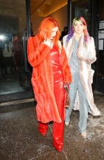 BELLA and DANI THORNE Arrives at Sally Lapointe Fashion Show in New York 02/12/2019