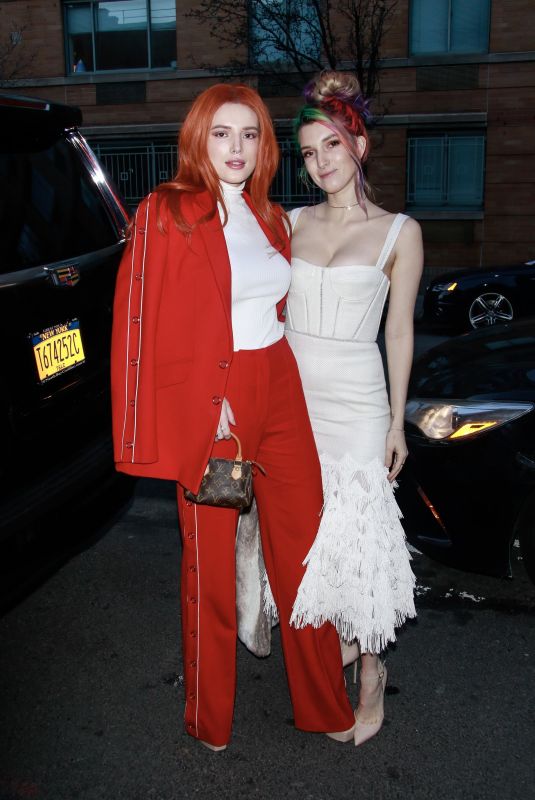 BELLA and DANI THORNE at Jonathan Simkhai Fashion Show in New York 02/09/2019