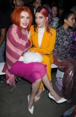 BELLA and DANI THORNE at Prabal Gurung Show in New york 02/10/2019