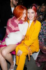 BELLA and DANI THORNE at Prabal Gurung Show in New york 02/10/2019