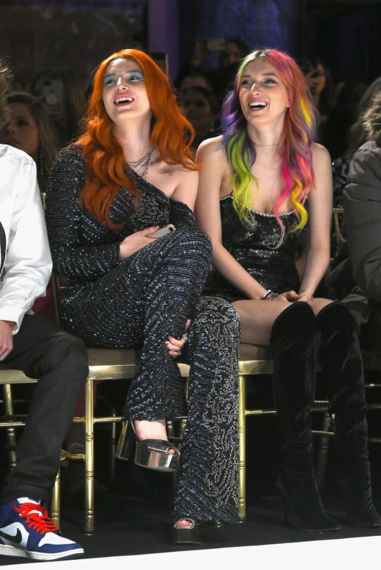 BELLA and DANI THORNE at Sherri Hill Fashion Show in new york 02/08/2019