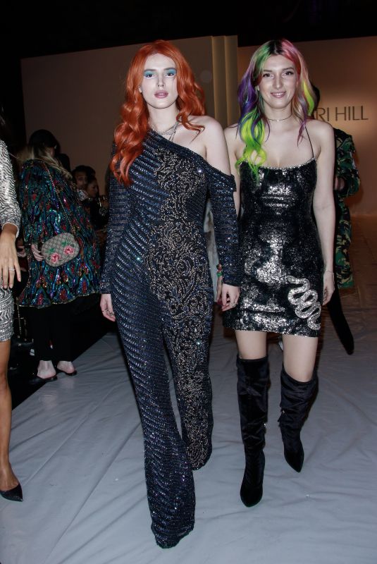 BELLA and DANI THORNE Leaves Sherri Hill Show at New York Fashion Week 02/08/2019