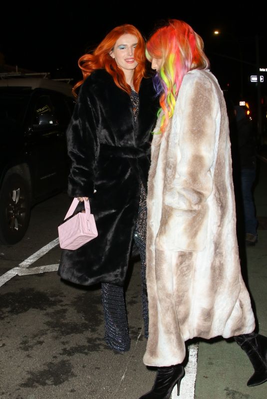 BELLA and DANI THORNE Leaves Their Hotel in New York 02/08/2019