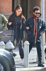 BELLA HADID and The Weeknd Leaves Their Apartment in New York 02/01/2019