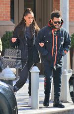 BELLA HADID and The Weeknd Leaves Their Apartment in New York 02/01/2019