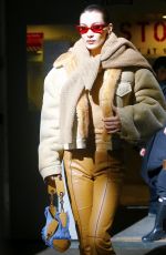BELLA HADID Arrives at Michael Kors Show in New York Fashion Week 02/13/2019