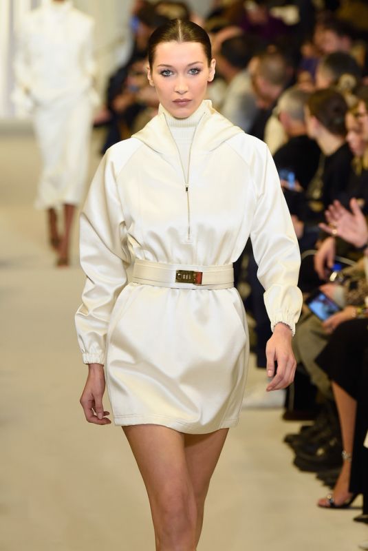 BELLA HADID at Brandon Waxwell Runway Show at New York Fashion Week 02/09/2019