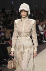 BELLA HADID at Fendi Runway Show at Milan Fashion Week 02/21/2019