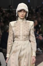 BELLA HADID at Fendi Runway Show at Milan Fashion Week 02/21/2019