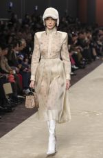 BELLA HADID at Fendi Runway Show at Milan Fashion Week 02/21/2019