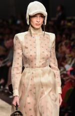BELLA HADID at Fendi Runway Show at Milan Fashion Week 02/21/2019