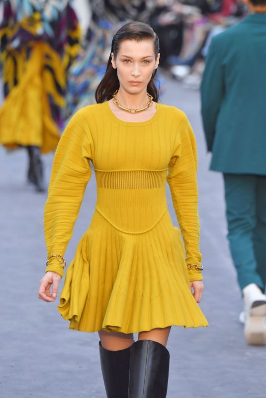 BELLA HADID at Roberto Cavalli Runway Show at Milan Fashion Week 02/23/2019