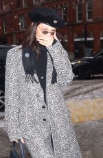 BELLA HADID Leaves a Pharmacy in New York 02/12/2019