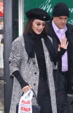 BELLA HADID Leaves a Pharmacy in New York 02/12/2019