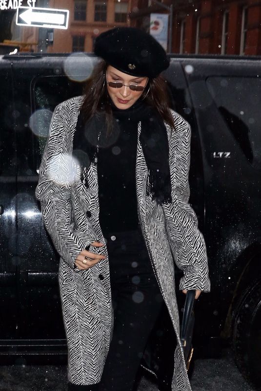 BELLA HADID Leaves a Pharmacy in New York 02/12/2019