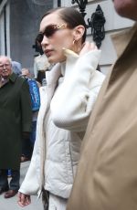 BELLA HADID Leaves Ralph Lauren Show in New York 02/07/2019