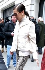 BELLA HADID Leaves Ralph Lauren Show in New York 02/07/2019