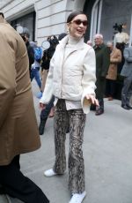 BELLA HADID Leaves Ralph Lauren Show in New York 02/07/2019