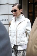 BELLA HADID Leaves Ralph Lauren Show in New York 02/07/2019