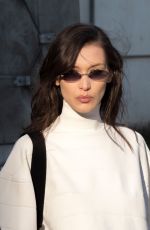 BELLA HADID Out and About in Milan 02/23/2019