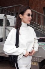 BELLA HADID Out and About in Milan 02/23/2019