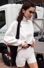 BELLA HADID Out and About in Milan 02/23/2019