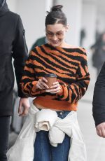 BELLA HADID Out in Milan 02/20/2019
