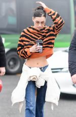 BELLA HADID Out in Milan 02/20/2019