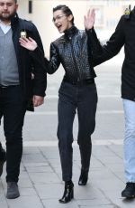 BELLA HADID Out in Milan 02/21/2019